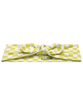Lime Green Checkered Headband
